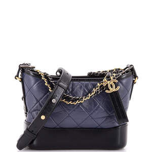 Chanel Gabrielle Hobo Quilted Aged #240524C28B